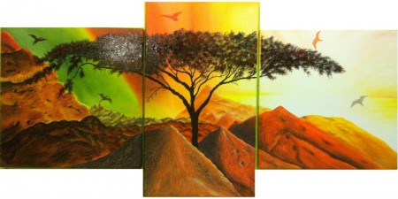 Mesačná odysea,rozmer  2x50x50,40x70 cm, cena 89,- €