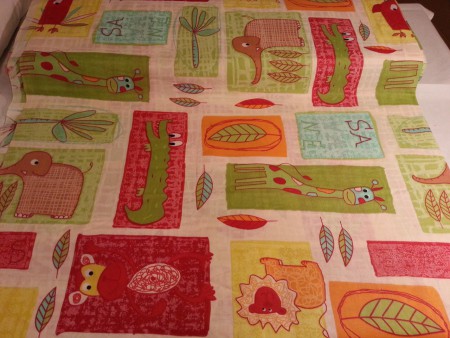 Látka so zvieratkami v ZOO, šírka 140 cm, cena 3,90 €