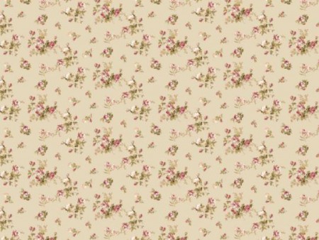 Drobné kvietky na béžovom podklade, šírka 140 cm, cena 3,90 €